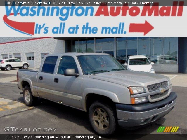 2005 Chevrolet Silverado 1500 Z71 Crew Cab 4x4 in Silver Birch Metallic