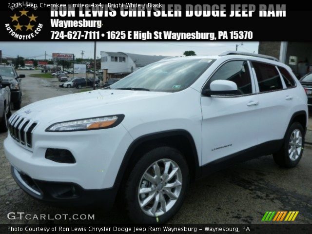 2015 Jeep Cherokee Limited 4x4 in Bright White
