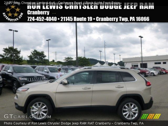 2015 Jeep Cherokee Limited 4x4 in Cashmere Pearl