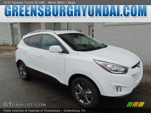 2015 Hyundai Tucson SE AWD in Winter White