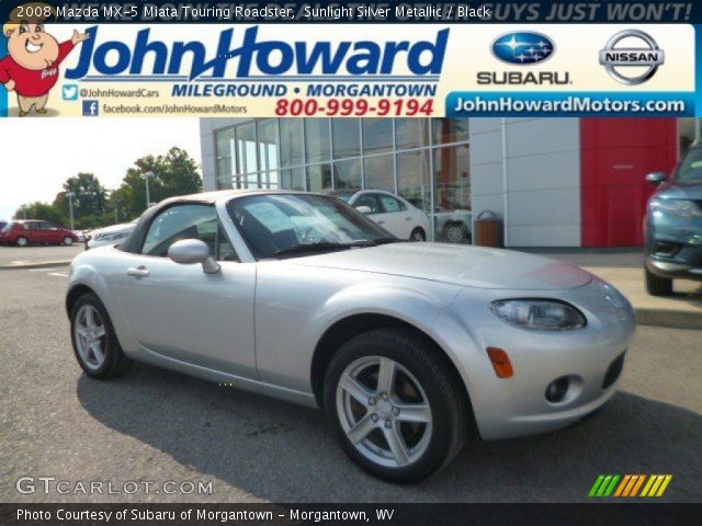 2008 Mazda MX-5 Miata Touring Roadster in Sunlight Silver Metallic