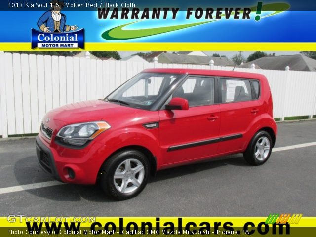 2013 Kia Soul 1.6 in Molten Red