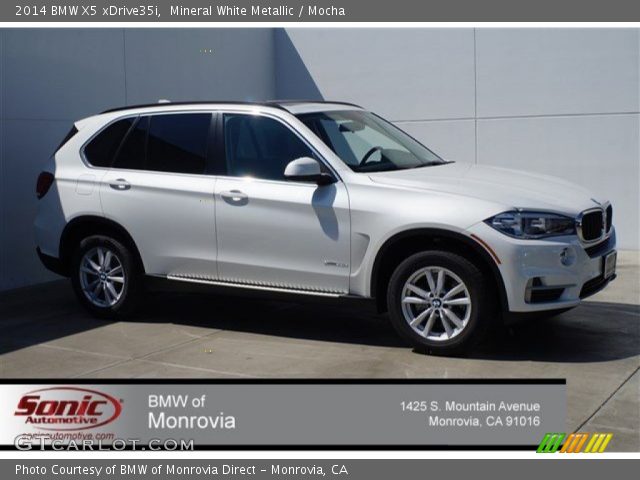 2014 BMW X5 xDrive35i in Mineral White Metallic
