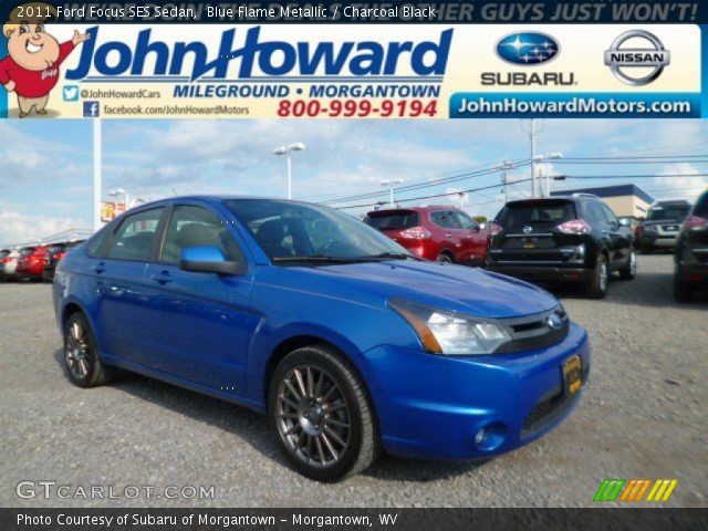 2011 Ford Focus SES Sedan in Blue Flame Metallic