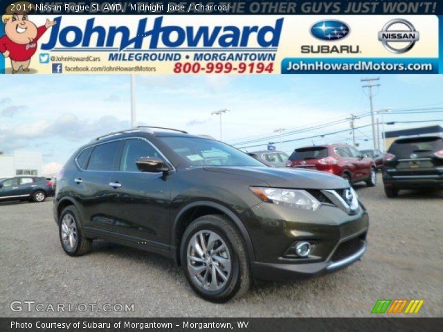 2014 Nissan Rogue SL AWD in Midnight Jade