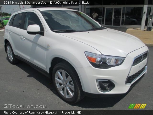 2014 Mitsubishi Outlander Sport ES AWD in White Pearl
