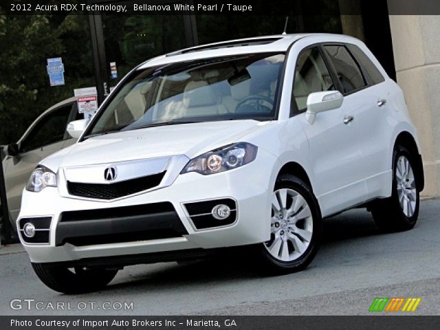 2012 Acura RDX Technology in Bellanova White Pearl