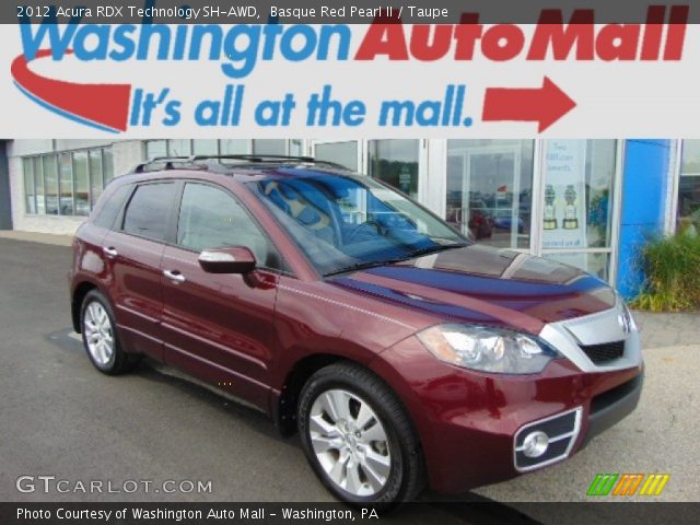 2012 Acura RDX Technology SH-AWD in Basque Red Pearl II