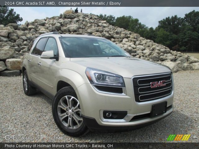 2014 GMC Acadia SLT AWD in Champagne Silver Metallic