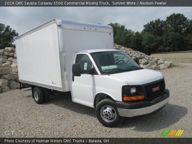 2014 GMC Savana Cutaway 3500 Commercial Moving Truck in Summit White