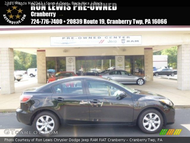 2011 Mazda MAZDA3 i Sport 4 Door in Black Mica