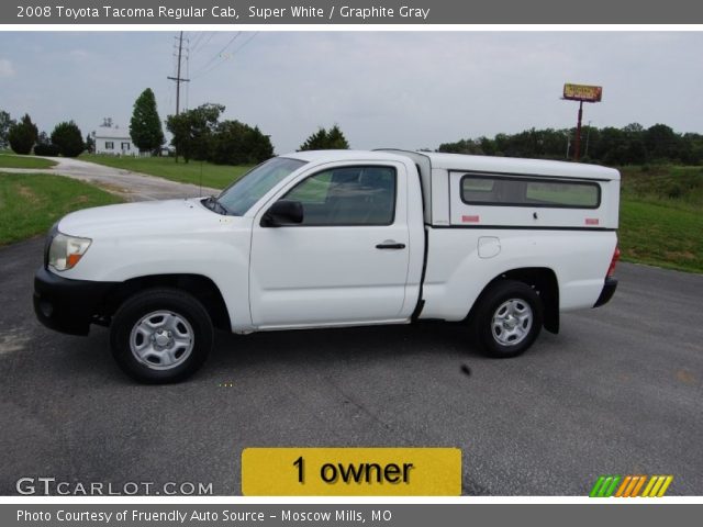 2008 Toyota Tacoma Regular Cab in Super White