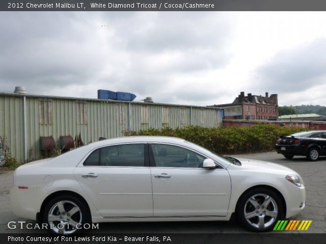 2012 Chevrolet Malibu LT in White Diamond Tricoat