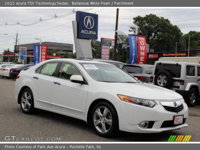 2012 Acura TSX Technology Sedan in Bellanova White Pearl