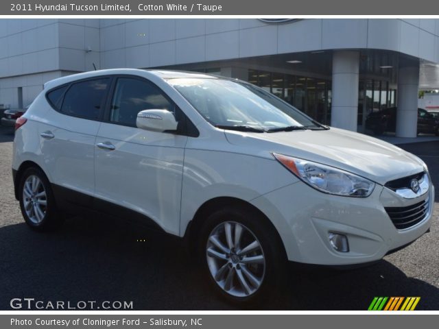 2011 Hyundai Tucson Limited in Cotton White