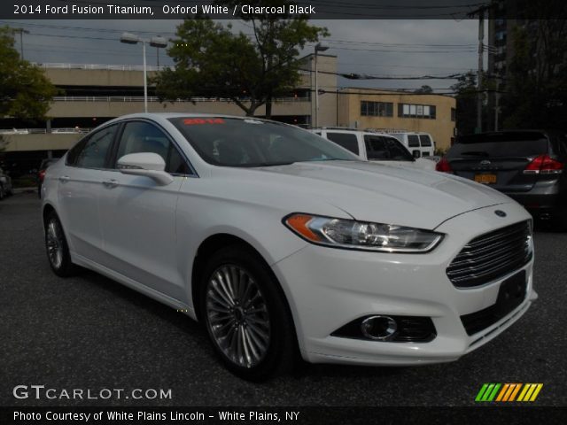 2014 Ford Fusion Titanium in Oxford White