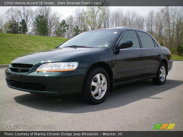 2000 Honda Accord SE Sedan in Dark Emerald Pearl