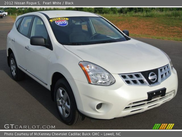 2012 Nissan Rogue S in Pearl White
