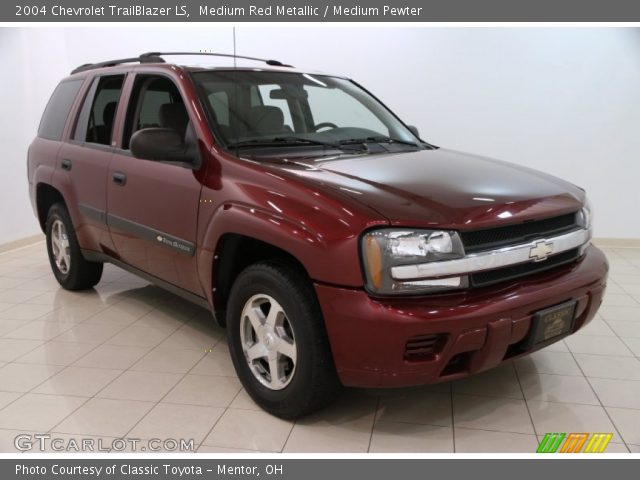 2004 Chevrolet TrailBlazer LS in Medium Red Metallic