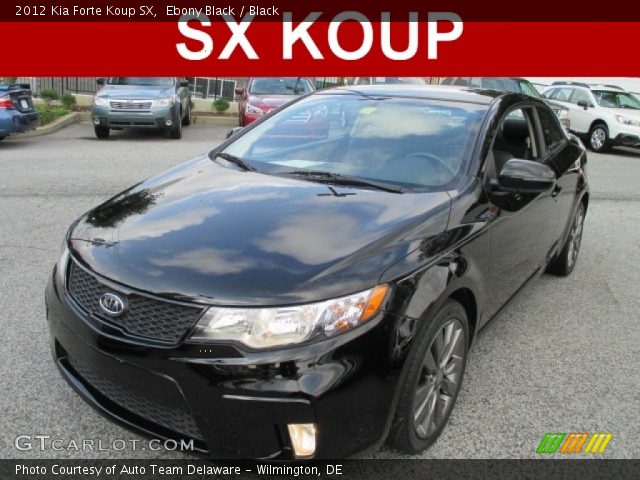 2012 Kia Forte Koup SX in Ebony Black