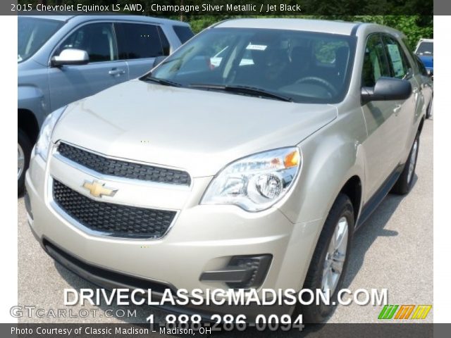 2015 Chevrolet Equinox LS AWD in Champagne Silver Metallic