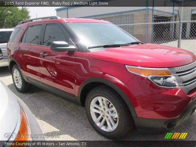 2015 Ford Explorer FWD in Ruby Red
