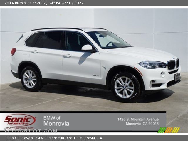 2014 BMW X5 sDrive35i in Alpine White