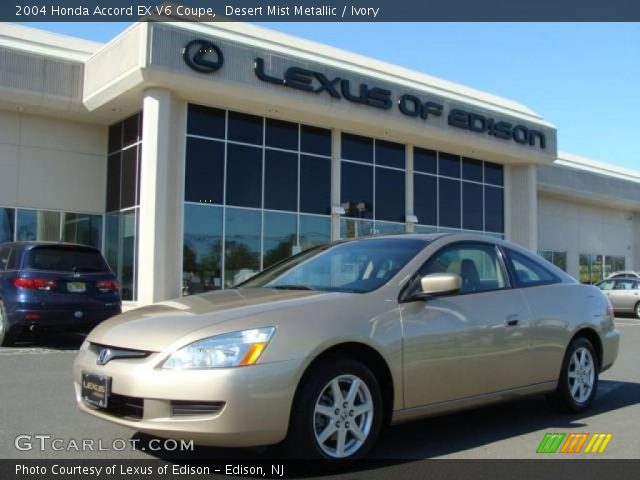 2004 Honda Accord EX V6 Coupe in Desert Mist Metallic
