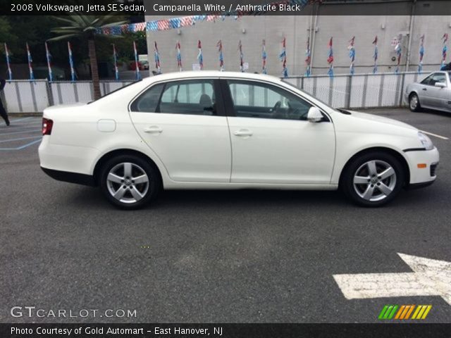 2008 Volkswagen Jetta SE Sedan in Campanella White