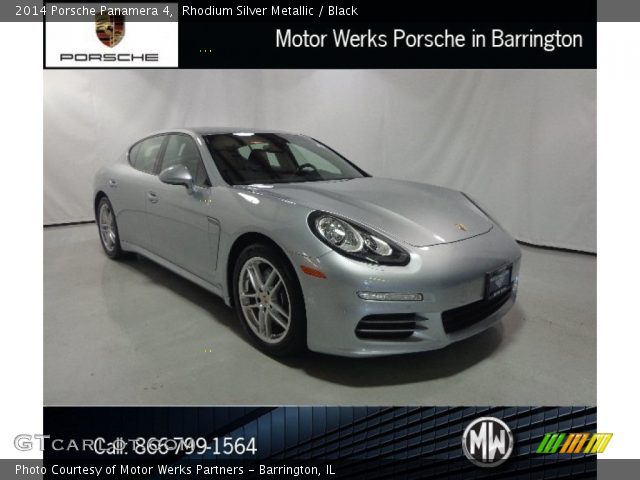 2014 Porsche Panamera 4 in Rhodium Silver Metallic