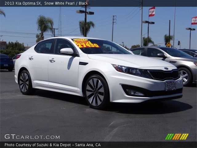 2013 Kia Optima SX in Snow White Pearl