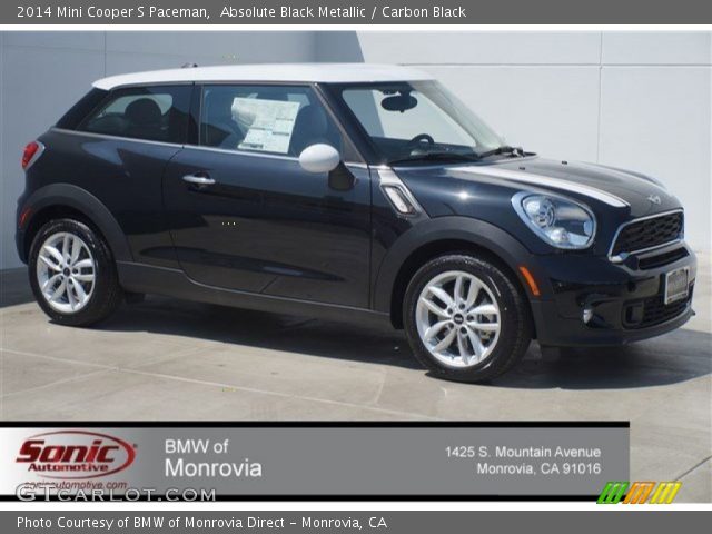 2014 Mini Cooper S Paceman in Absolute Black Metallic