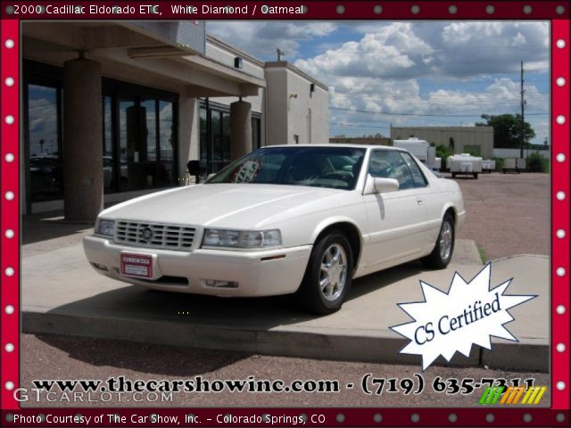 2000 Cadillac Eldorado ETC in White Diamond