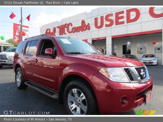 2010 Nissan Pathfinder LE in Red Brick