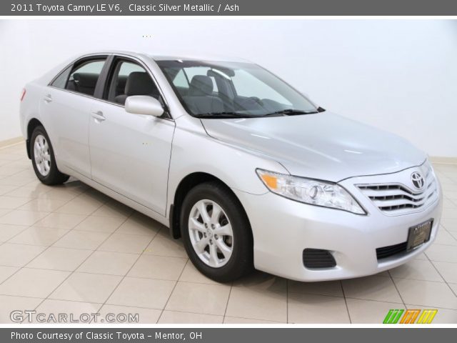 2011 Toyota Camry LE V6 in Classic Silver Metallic