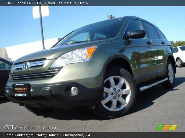 2007 Honda CR-V EX in Green Tea Metallic