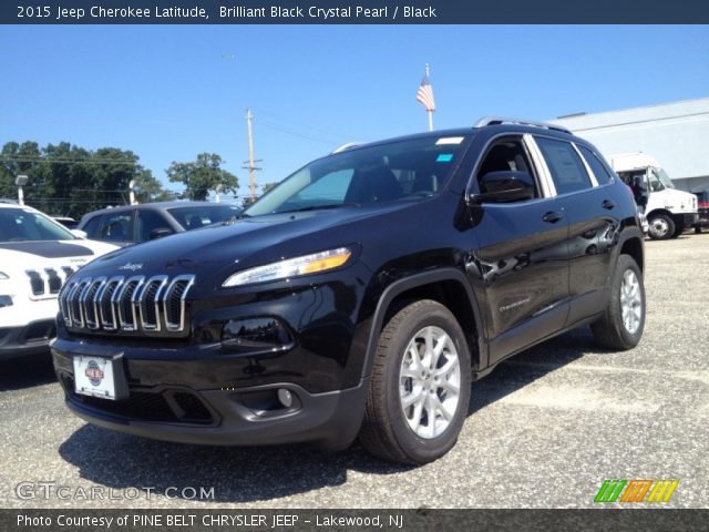2015 Jeep Cherokee Latitude in Brilliant Black Crystal Pearl
