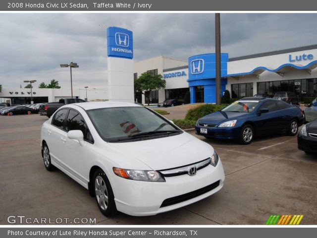 2008 Honda Civic LX Sedan in Taffeta White