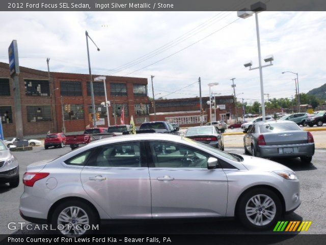 2012 Ford Focus SEL Sedan in Ingot Silver Metallic