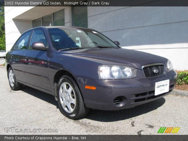 2002 Hyundai Elantra GLS Sedan in Midnight Gray