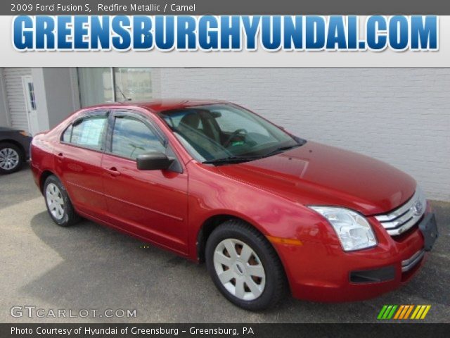 2009 Ford Fusion S in Redfire Metallic