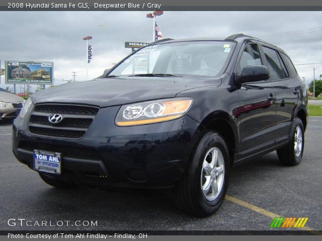 2008 Hyundai Santa Fe GLS in Deepwater Blue
