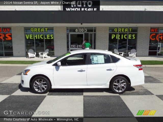 2014 Nissan Sentra SR in Aspen White