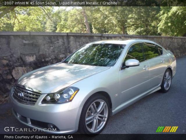 2007 Infiniti M 45 Sport Sedan in Liquid Platinum Metallic
