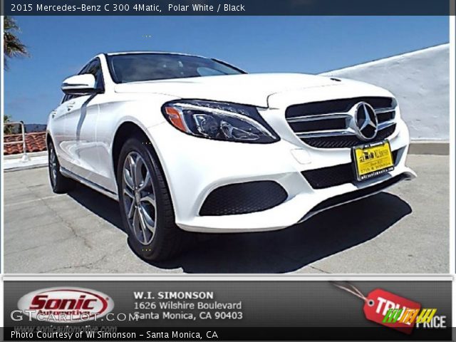 2015 Mercedes-Benz C 300 4Matic in Polar White