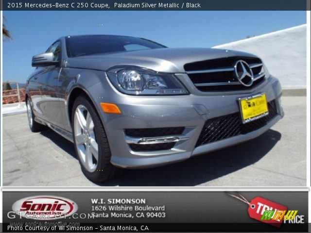 2015 Mercedes-Benz C 250 Coupe in Paladium Silver Metallic