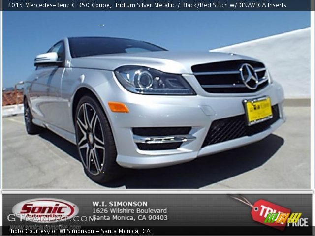 2015 Mercedes-Benz C 350 Coupe in Iridium Silver Metallic