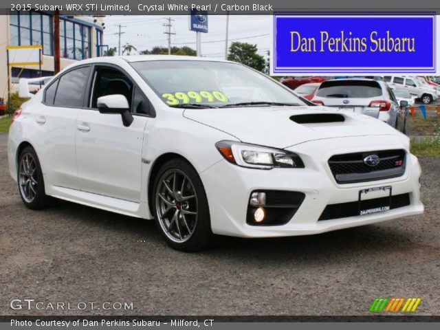 2015 Subaru WRX STI Limited in Crystal White Pearl