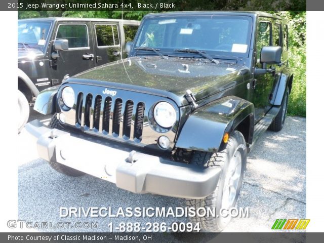 2015 Jeep Wrangler Unlimited Sahara 4x4 in Black