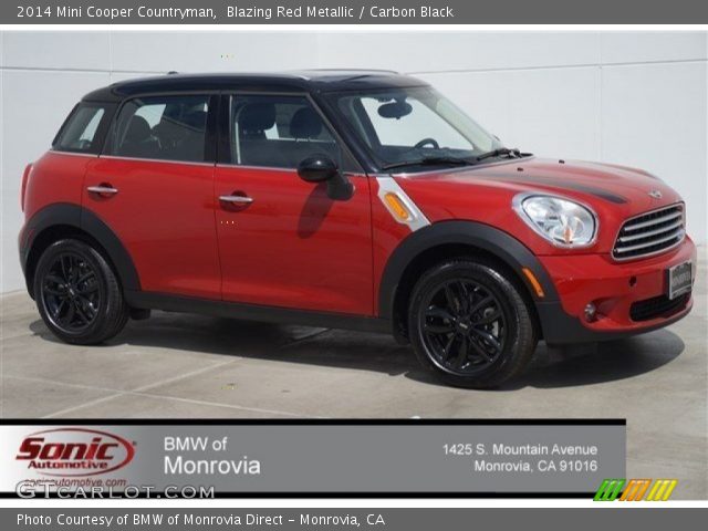 2014 Mini Cooper Countryman in Blazing Red Metallic